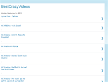 Tablet Screenshot of bestcrazyvideos.blogspot.com