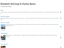 Tablet Screenshot of mcclungbantawedding.blogspot.com