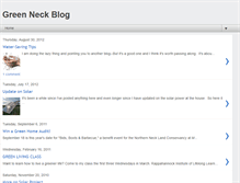 Tablet Screenshot of greeningtheneck.blogspot.com