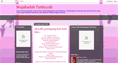 Desktop Screenshot of mujahadahtarbiyyah.blogspot.com