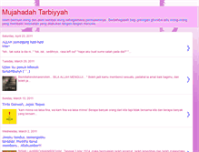 Tablet Screenshot of mujahadahtarbiyyah.blogspot.com