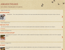 Tablet Screenshot of amarecreare.blogspot.com