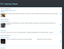 Tablet Screenshot of pcgamesnews.blogspot.com