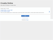 Tablet Screenshot of croatia-online.blogspot.com