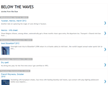 Tablet Screenshot of divingbelowthewaves.blogspot.com