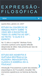 Mobile Screenshot of expressaofilosofica.blogspot.com