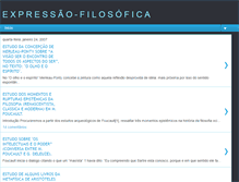 Tablet Screenshot of expressaofilosofica.blogspot.com