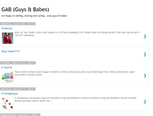 Tablet Screenshot of guysnbabes.blogspot.com