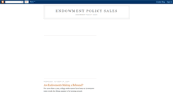 Desktop Screenshot of endowment-policysales.blogspot.com