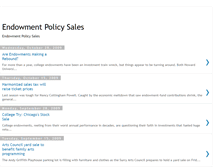 Tablet Screenshot of endowment-policysales.blogspot.com