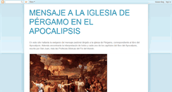 Desktop Screenshot of mensajeaiglesiadepergamoenapocalipsis.blogspot.com