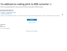 Tablet Screenshot of pitch2midi.blogspot.com