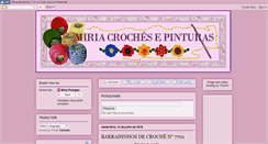 Desktop Screenshot of miriacrochesepinturas.blogspot.com