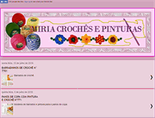 Tablet Screenshot of miriacrochesepinturas.blogspot.com