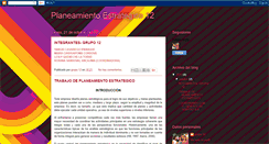 Desktop Screenshot of planeamientoestrategico12.blogspot.com
