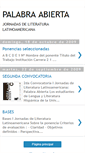 Mobile Screenshot of jornadasdeliteratura.blogspot.com