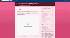 Desktop Screenshot of confessionsofastagemom.blogspot.com