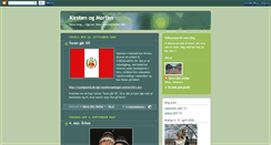 Desktop Screenshot of kirstenogmorten.blogspot.com