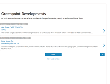 Tablet Screenshot of greenpointcapetowndevelopments.blogspot.com