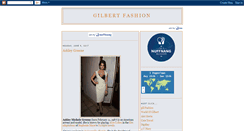 Desktop Screenshot of gilbertfashion.blogspot.com