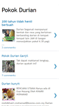 Mobile Screenshot of pokok-durian.blogspot.com
