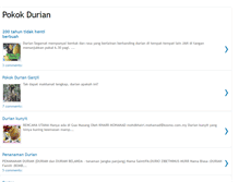 Tablet Screenshot of pokok-durian.blogspot.com