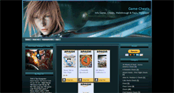 Desktop Screenshot of cheats-game-info.blogspot.com