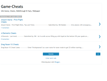 Tablet Screenshot of cheats-game-info.blogspot.com