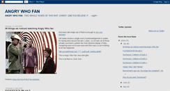 Desktop Screenshot of angry-who-fan.blogspot.com