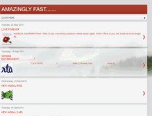 Tablet Screenshot of amazinglyfast.blogspot.com