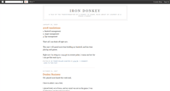 Desktop Screenshot of irondonkey.blogspot.com