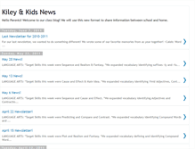Tablet Screenshot of kileykidsnews.blogspot.com