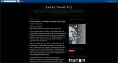 Desktop Screenshot of entretransitos.blogspot.com