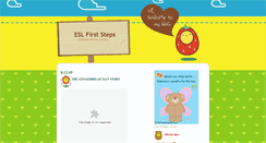 Desktop Screenshot of eslfirststeps.blogspot.com