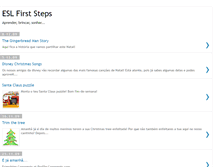Tablet Screenshot of eslfirststeps.blogspot.com