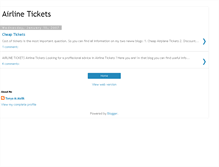 Tablet Screenshot of airline-ticketsoo.blogspot.com