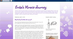 Desktop Screenshot of erikasmiraclejourney.blogspot.com