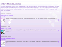 Tablet Screenshot of erikasmiraclejourney.blogspot.com