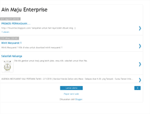 Tablet Screenshot of ainmaju.blogspot.com
