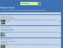 Tablet Screenshot of birdsandwords-larryz.blogspot.com