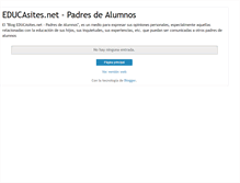 Tablet Screenshot of educasites-padresdealumnos.blogspot.com