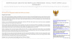 Desktop Screenshot of downloadsoalcpnsterbaru.blogspot.com