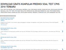 Tablet Screenshot of downloadsoalcpnsterbaru.blogspot.com