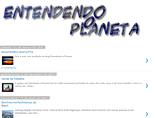 Tablet Screenshot of entendendoplaneta.blogspot.com