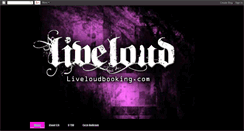 Desktop Screenshot of liveloudbooking.blogspot.com