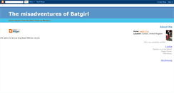 Desktop Screenshot of batgirl13uk.blogspot.com