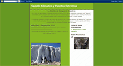 Desktop Screenshot of cambioclimaticoyeventosextremos.blogspot.com