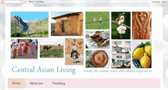 Desktop Screenshot of centralasianliving.blogspot.com