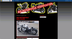 Desktop Screenshot of big-motorcycle-modification.blogspot.com