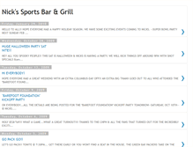 Tablet Screenshot of nickssportsbar.blogspot.com